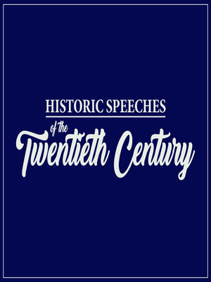 cover image of Historic Speeches of the Twentieth Century